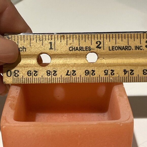 Incolay Square Trinket Jewelry Box Pink Teddy Bear Balloons 3D Vintage USA - Picture 9 of 10